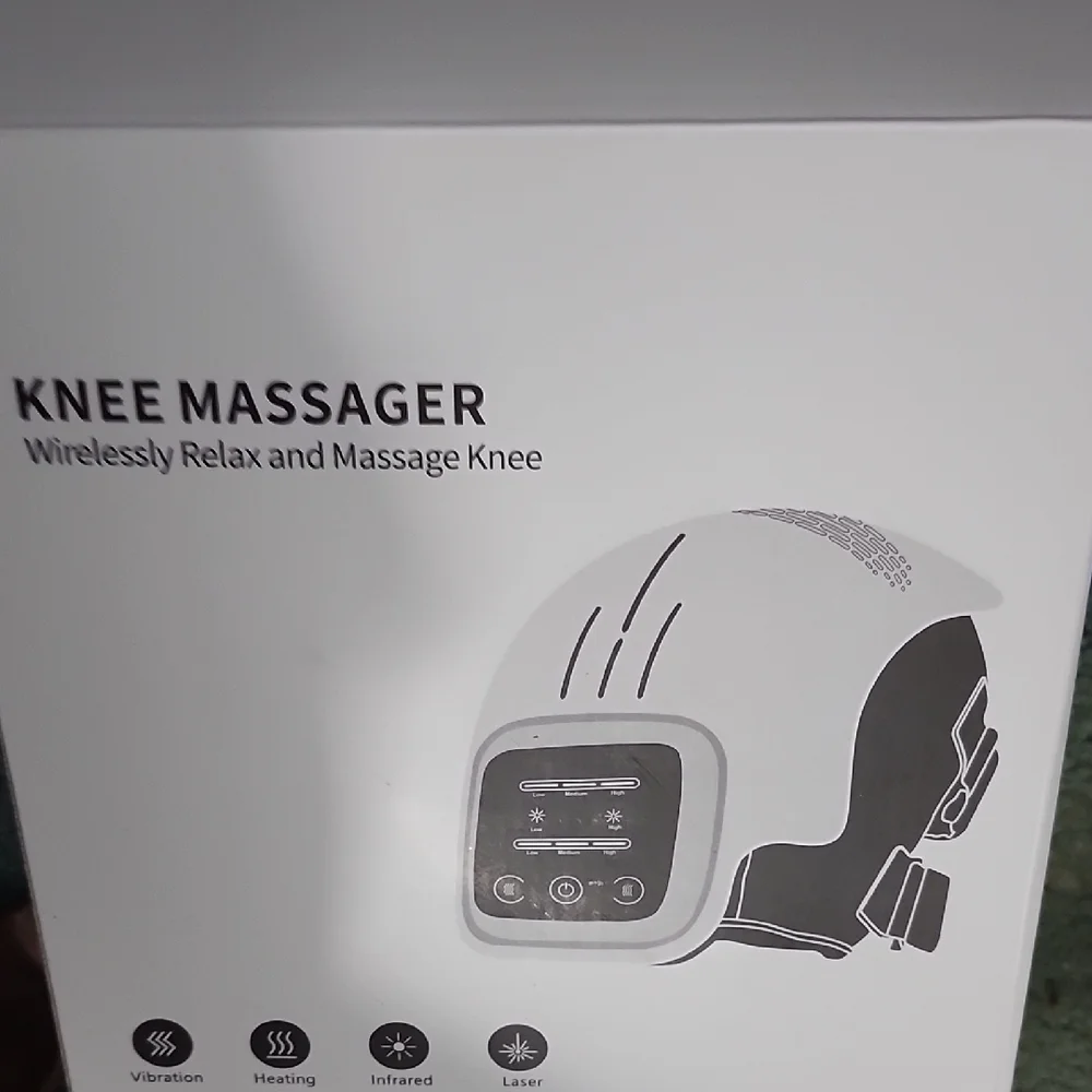 Wireless Knee Massager - Black